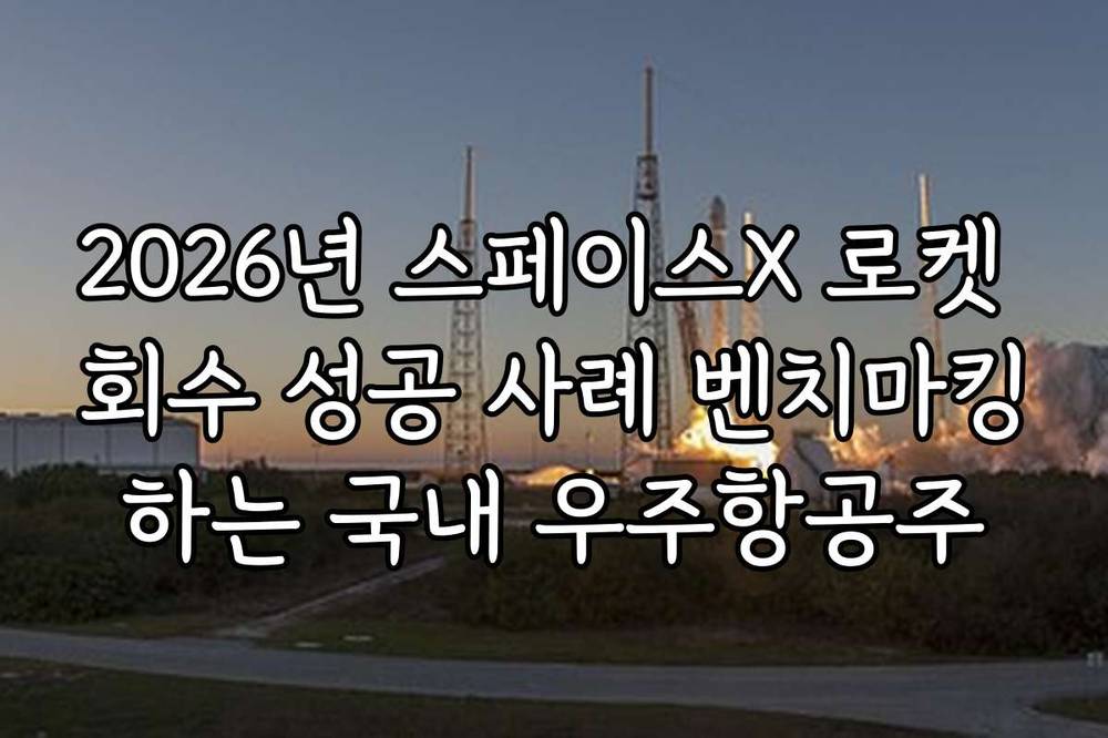 2026년 스페이스X 로켓 회수 성공 사례 벤치마킹하는 국내 우주항공주