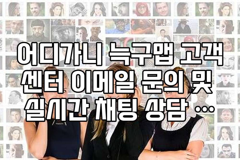 어디가니 늑구맵 고객센터 이메일 문의 및 실시간 채팅 상담 방법