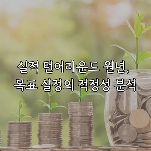 실적 턴어라운드 원년, 목표 설정의 적정성 분석