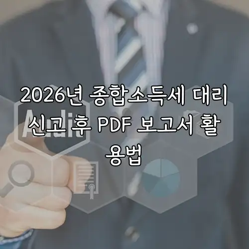 2026년 종합소득세 대리신고 후 PDF 보고서 활용법